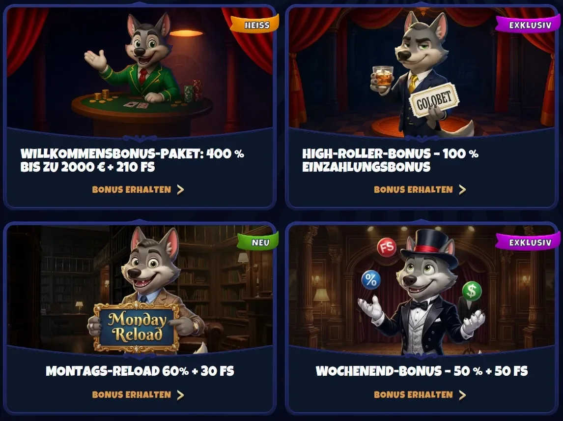 Aktionen bei Golobet